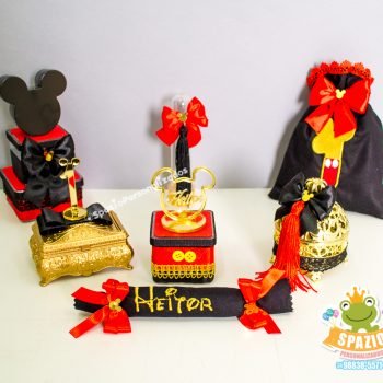 kit Papelaria Personalizada de Luxo Tema Mickey