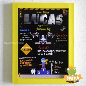 Chalkboard Festa Tema Moto GP
