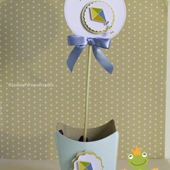 Cachepo Tema Balão e Pipa