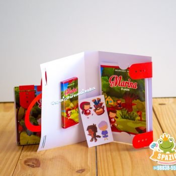 Kit de Colorir- Scrap Chapeuzinho Vermelho