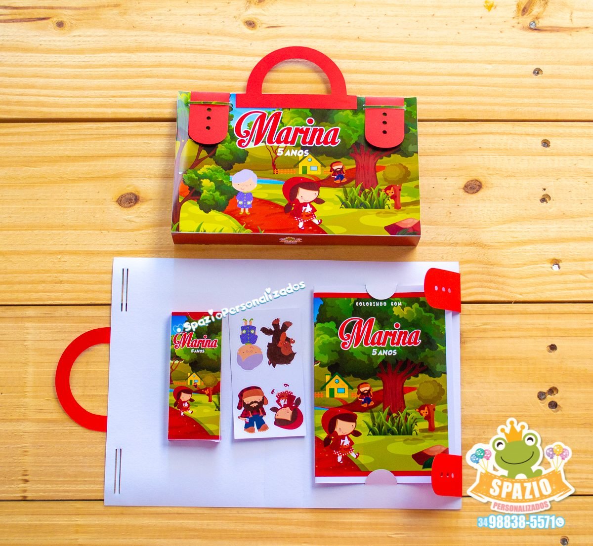 Kit Diversão - Scrap Chapeuzinho Vermelho