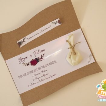 Convite de Casamento - Balão - Craft