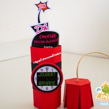 Convite Bomba Personalizado