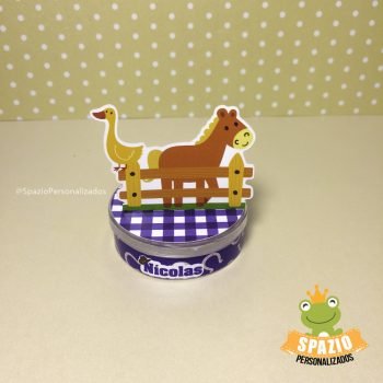 latinha Fazendinha Personalizada em Scrap