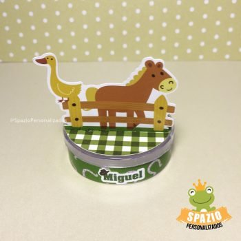 latinha Fazendinha Personalizada em Scrap