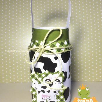 leiteira Fazendinha Personalizada em Scrap