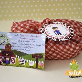 marmitinha personalizada fazendinha