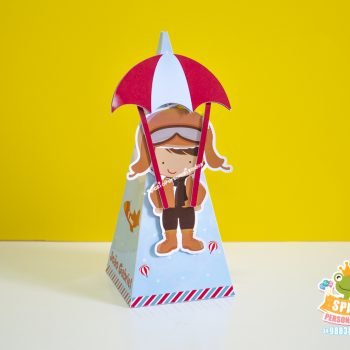 caixa cone festa aviador menino - Uberlândia-MG