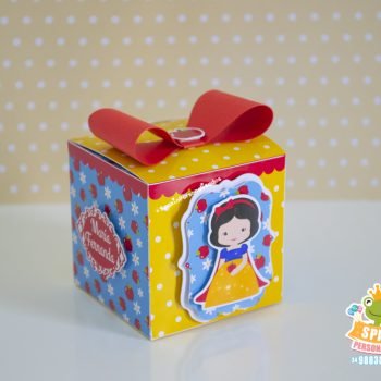 Caixa Cubo Branca de Neve Luxo