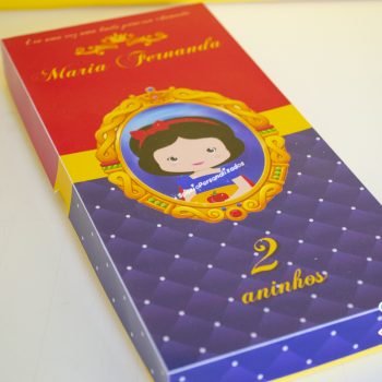 Convite Branca de Neve - Luxo
