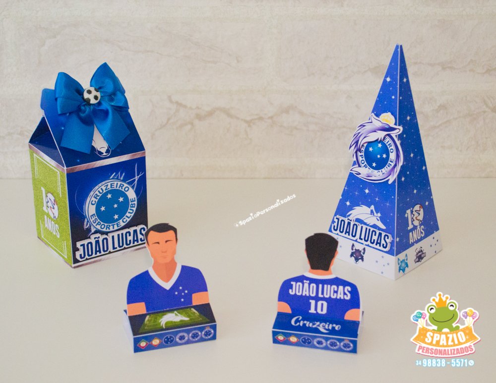Kit Cruzeiro Futebol Clube Scrap Festa