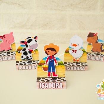Bis Duplo Papelaria Fazendinha Menina