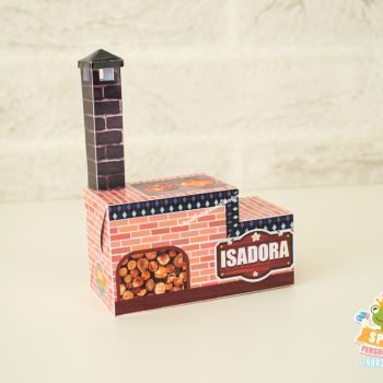 Papelaria Fazendinha Menina - Fogão de Lenha