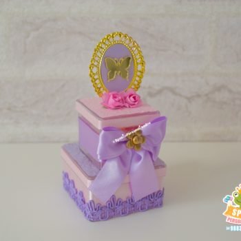 Caixa de Lembrancinha da Festa Tema Jardim