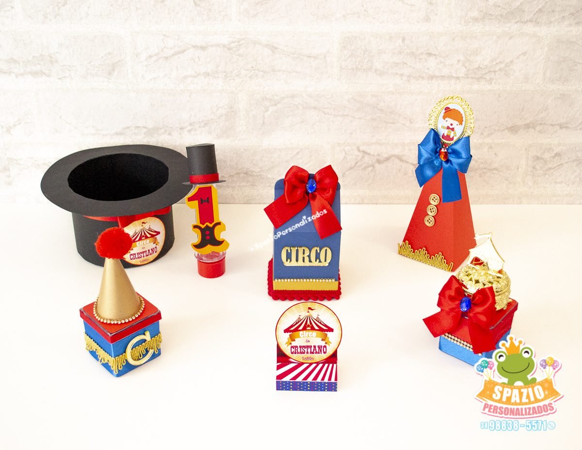 Tema Circo Luxo - scrap personalizado