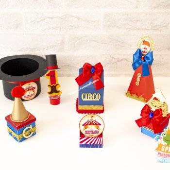 Tema Circo Luxo - scrap personalizado