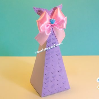 Caixa Cone tema Fundo do Mar - Scrap Festa