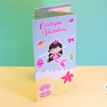 Menu Fundo do Mar - Personalizado