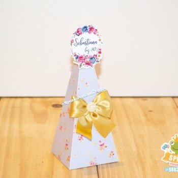 CAIXA CONE - SCRAP FESTA DE 80 ANOS - PERSONALIZADA