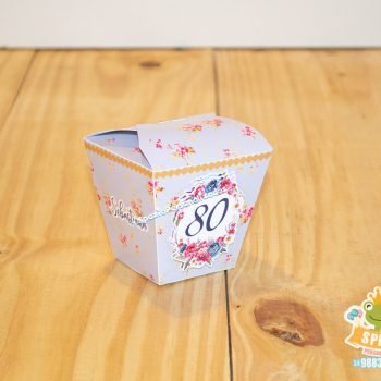 CAIXA SUSHI SCRAP FESTA DE 80 ANOS - PERSONALIZADA