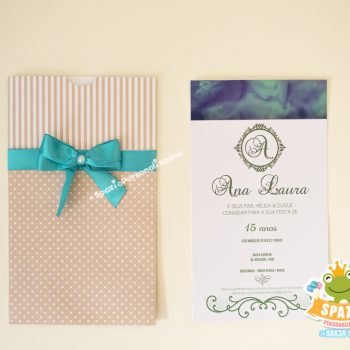 CONVITE DE 15 ANOS - PERSONALIZADO