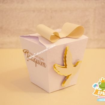 Caixa Sushi Luxo Scrap Batizado Luxo