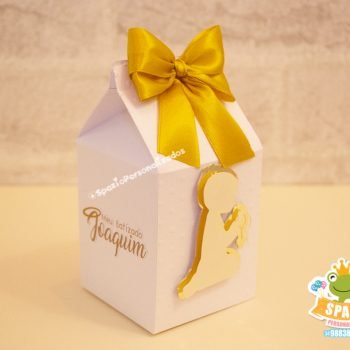 Batizado Luxo Caixa Milk Luxo Scrap