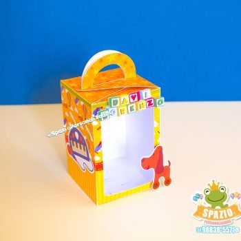 caixa visor- Tema Brinquedos