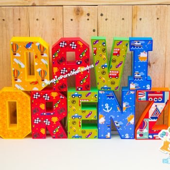 letra 3d- Tema Brinquedos