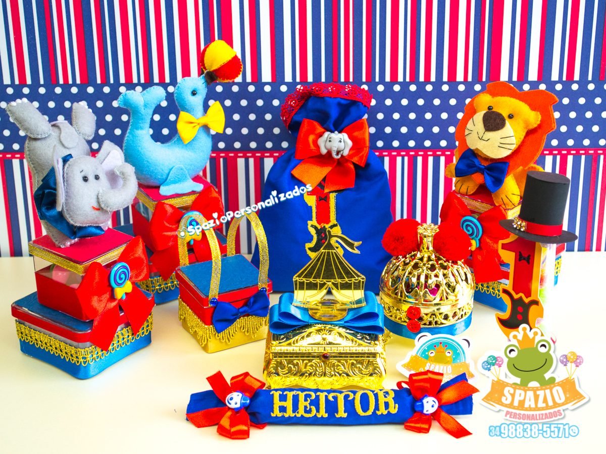 Personalizados de Luxo - Scrap Circo