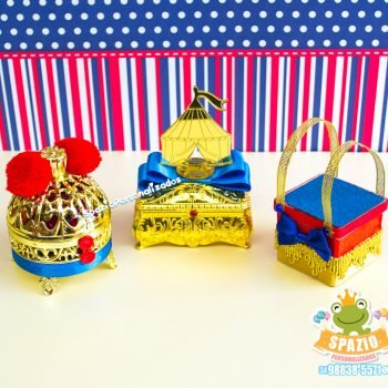 porta joia bau Personalizados de Luxo - Scrap Circo