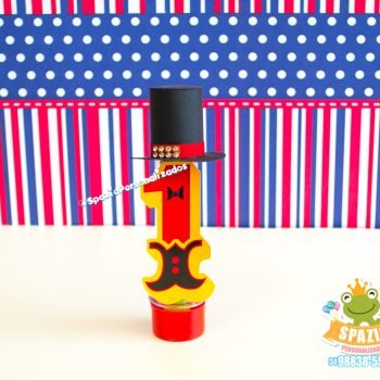 tubete Personalizados de Luxo - Scrap Circo