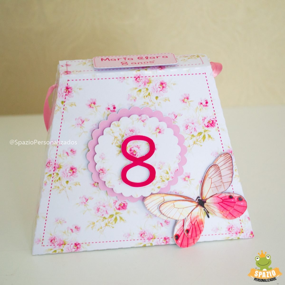 Scrap da festa infantil Tema Jardim de Borboletas