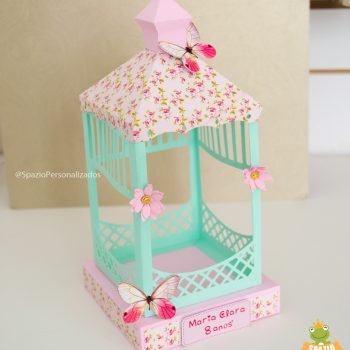 Scrap da festa infantil Tema Jardim de Borboletas