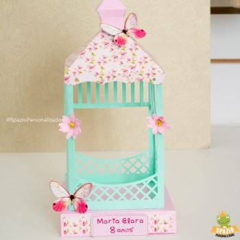 Scrap da festa infantil Tema Jardim de Borboletas