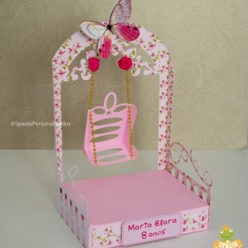 Scrap da festa infantil Tema Jardim de Borboletas