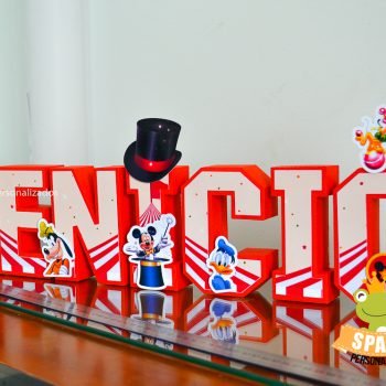nome 3d Scrap Circo do Mickey Uberlândia