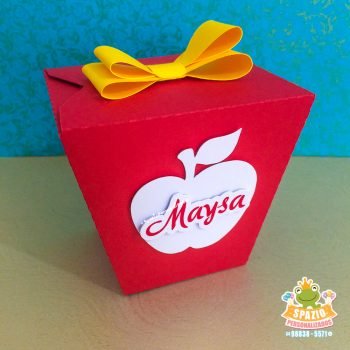 caixa sushi branca de Neve Cute