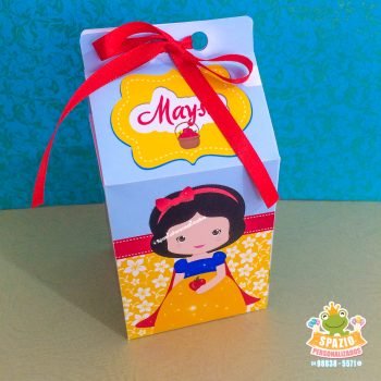 caixa milk branca de Neve Cute