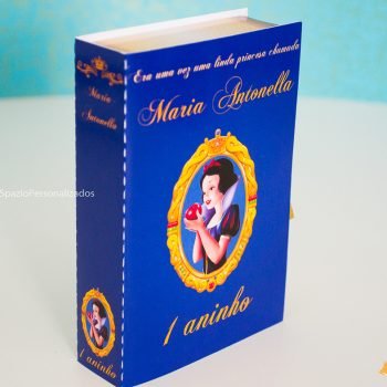 livro convite - Branca de Neve Tradicional
