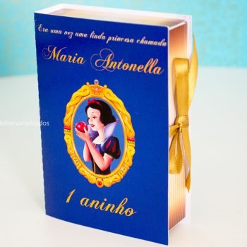 caixa livro - Branca de Neve Tradicional