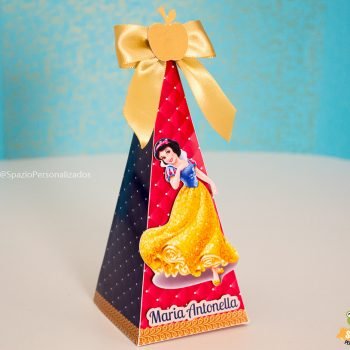 caixa cone - Branca de Neve Tradicional