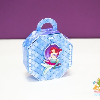 Caixinha Hexagonal Papelaria - Pequena Sereia - Uberlândia
