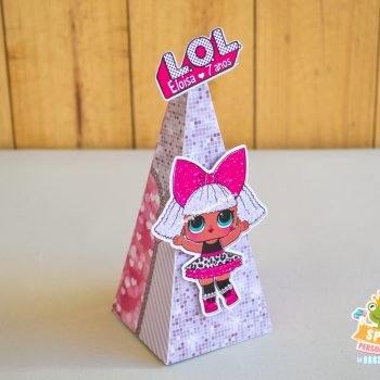Caixa Cone - Tema Boneca LoL