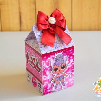 Caixa Milk - Tema Boneca LoL