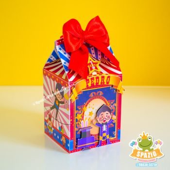 Caixa Milk Circo Personalizados Uberlândia