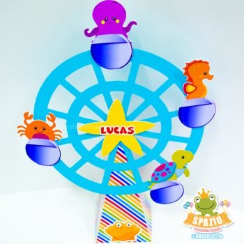 fundo do mar festa personalizada
