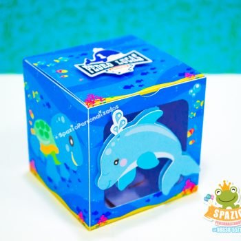 Personalizados Fundo do Mar em Scrap - Caixa Cubo