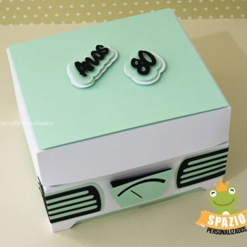 Vitrola em Scrap Festa Personalizado - Tema anos 80