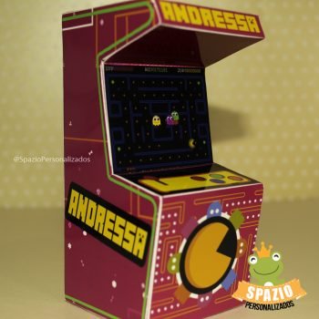 Scrap Fliperama Personalizado - Tema anos 80